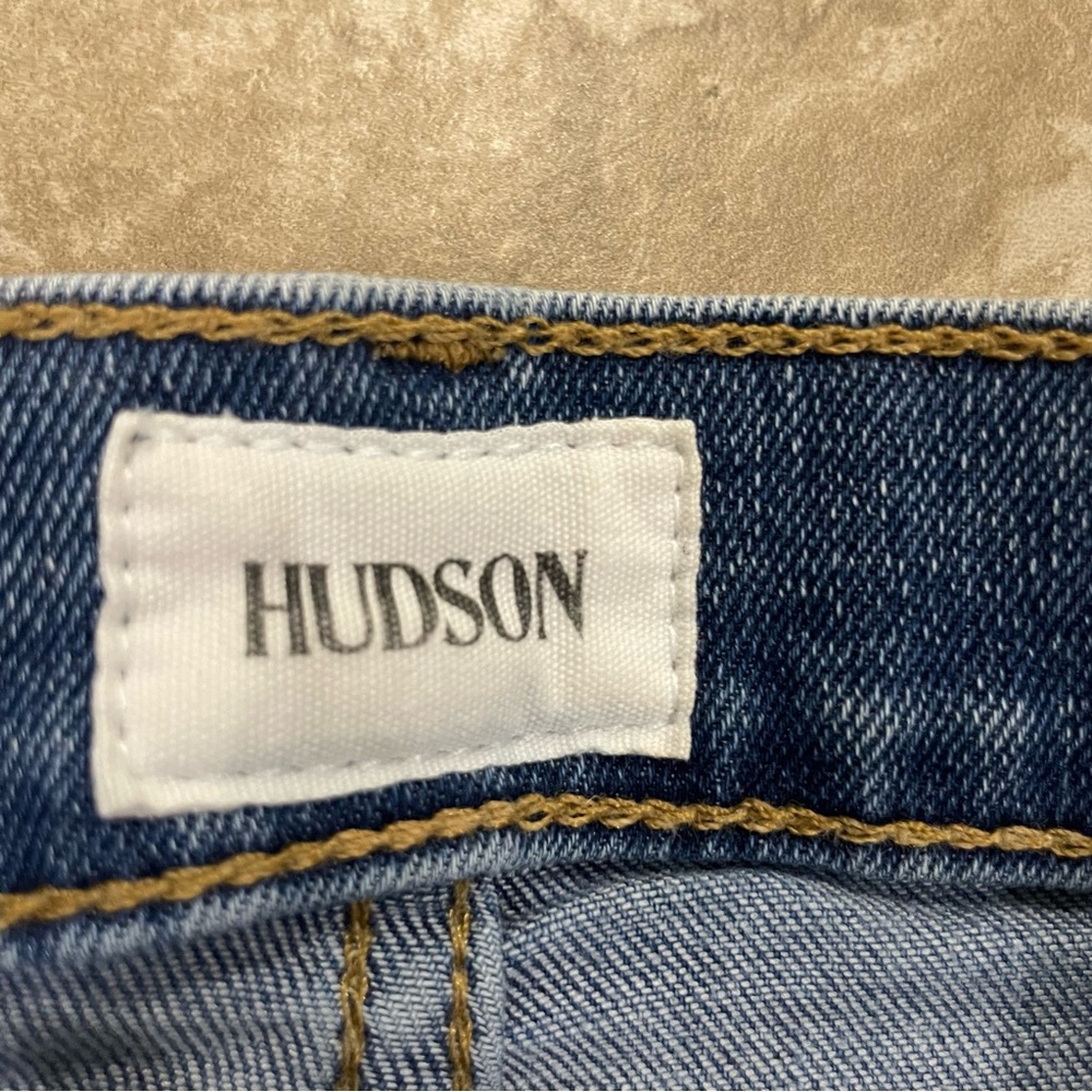 Hudson Blair High Rise Bootcut Crop Jeans Color Blue‎ (Brittany) Women’s Sz 26 - Picture 5 of 13